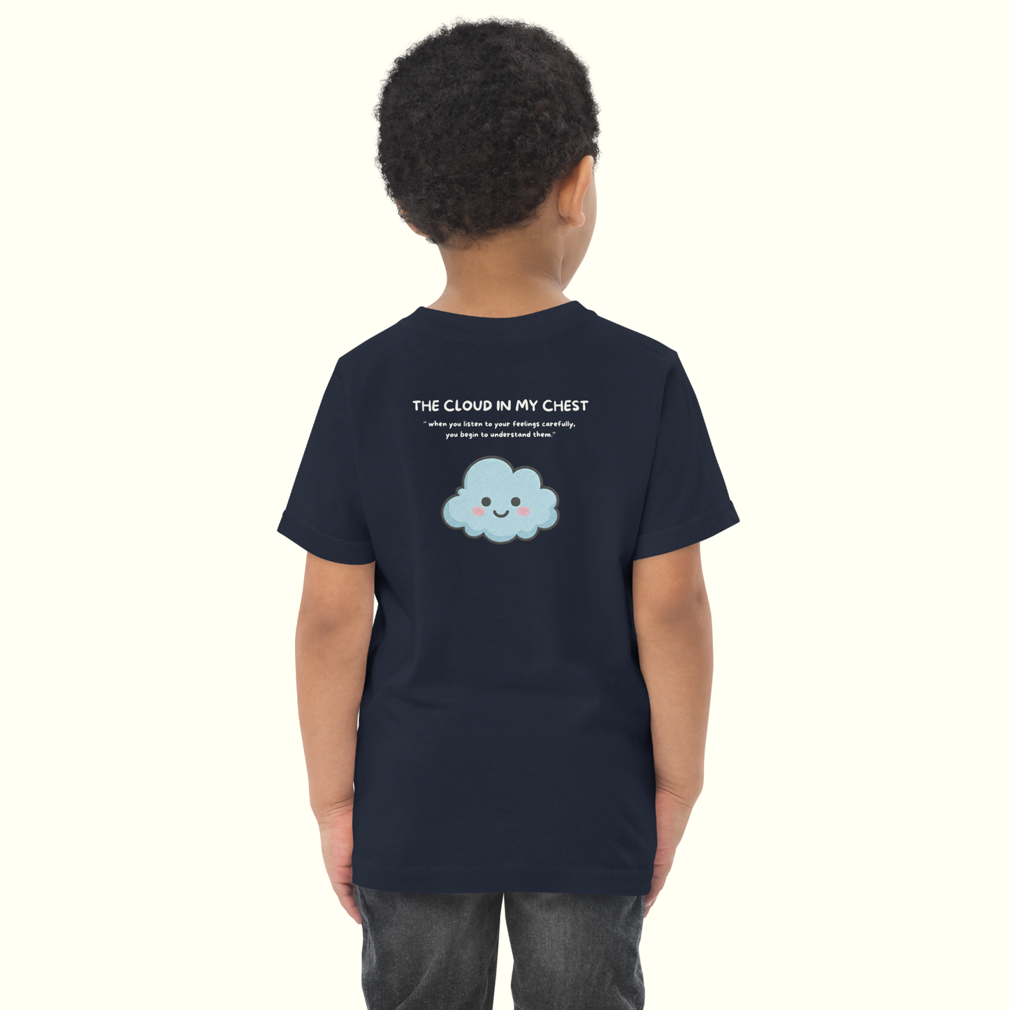 Calm-Blue Navy T-Shirt (Toddler - Unisex)