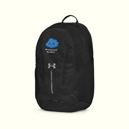 Calm-Blue Cloud Black Under Armour® Backpack