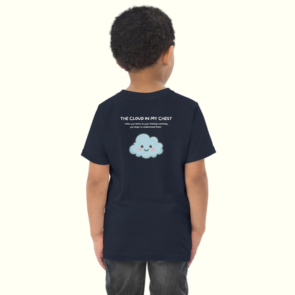 Calm-Blue Navy T-Shirt (Toddler - Unisex)