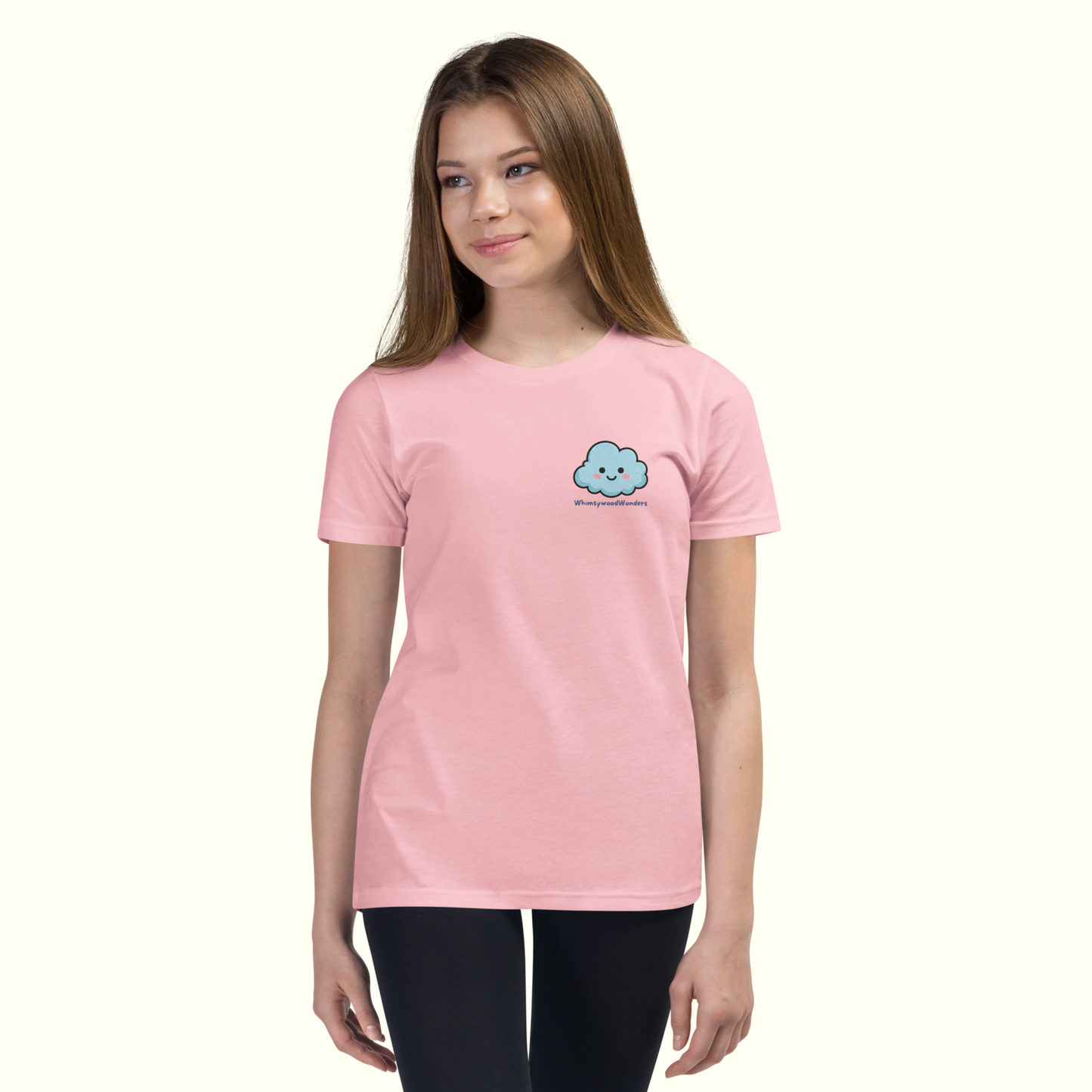 Calm-Blue Pink T-Shirt (Youth - Unisex)