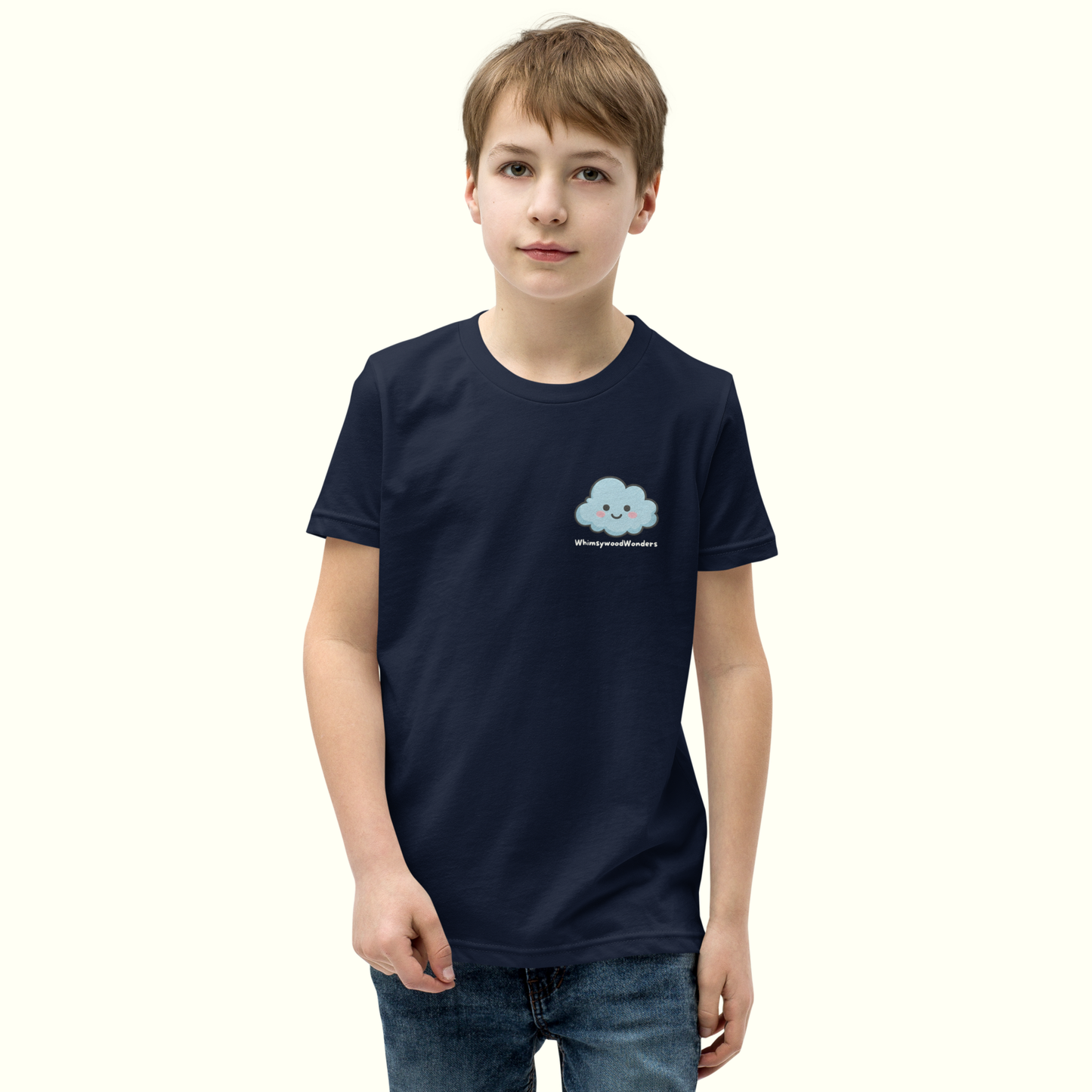 Calm-Blue Navy T-Shirt (Youth - Unisex)