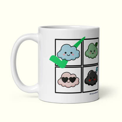 Cloud In My Chest glossy mug