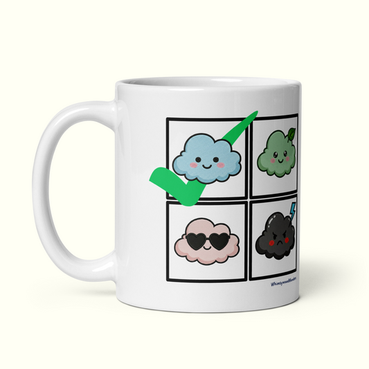 Cloud In My Chest glossy mug