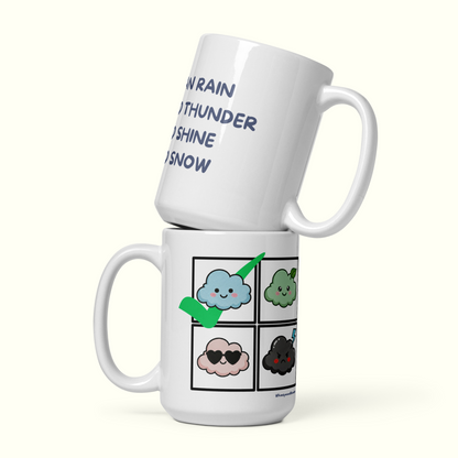 Cloud In My Chest glossy mug