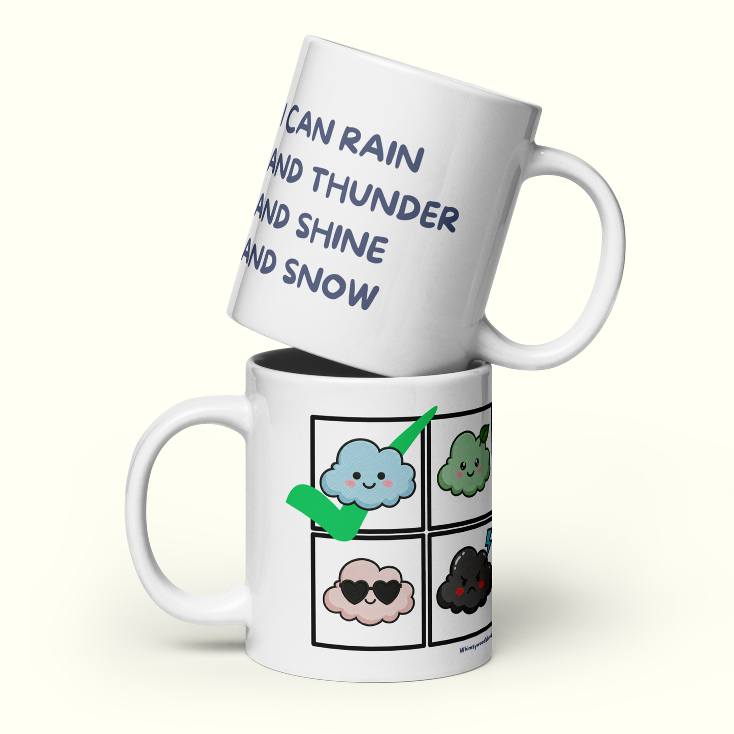 Cloud In My Chest glossy mug