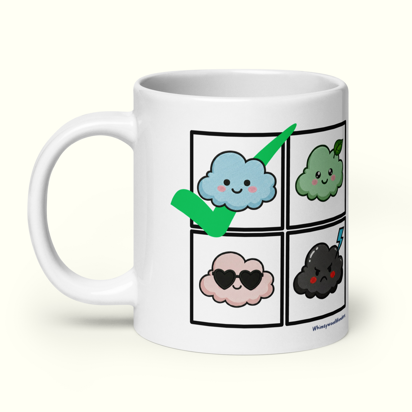 Cloud In My Chest glossy mug